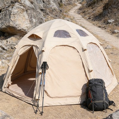 Геодезичний купольний намет Glamping